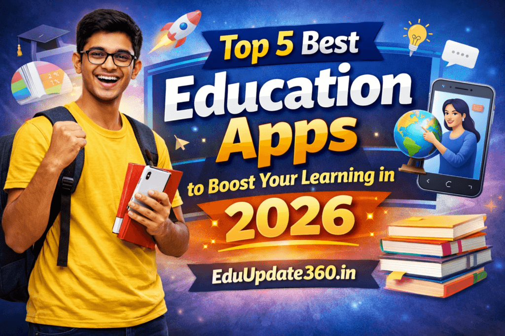 Best Education Apps 2026 – Smart Learning Apps for Students | EduUpdate360.in