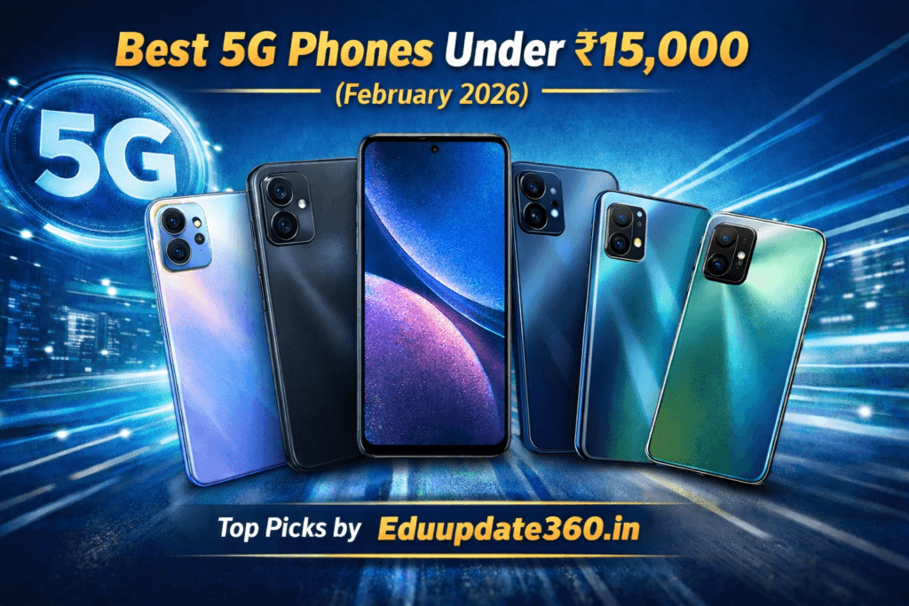 Best 5G Phones Under 15000 in 2026 featured image showing top budget 5G smartphones