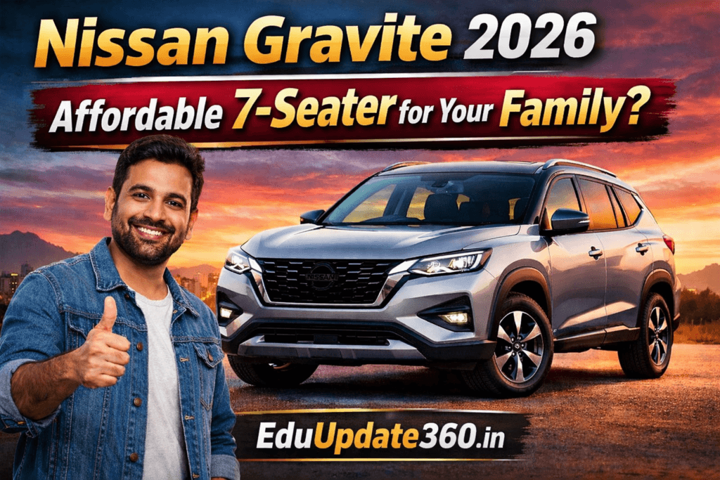 Nissan Gravite 7 Seater Upcoming Family SUV 2026 Interior and Exterior View"