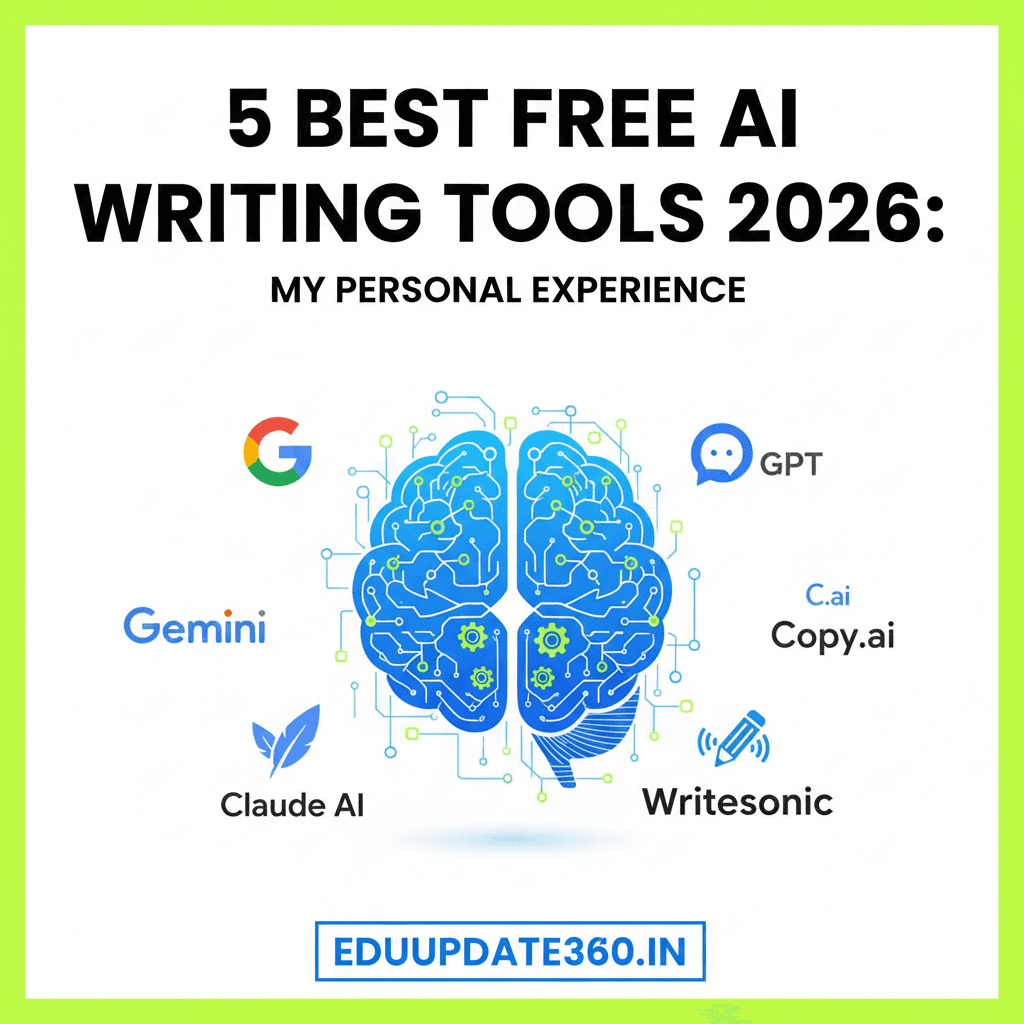 5 Best Free AI Writing Tools 2026 by Umar Faruq.
