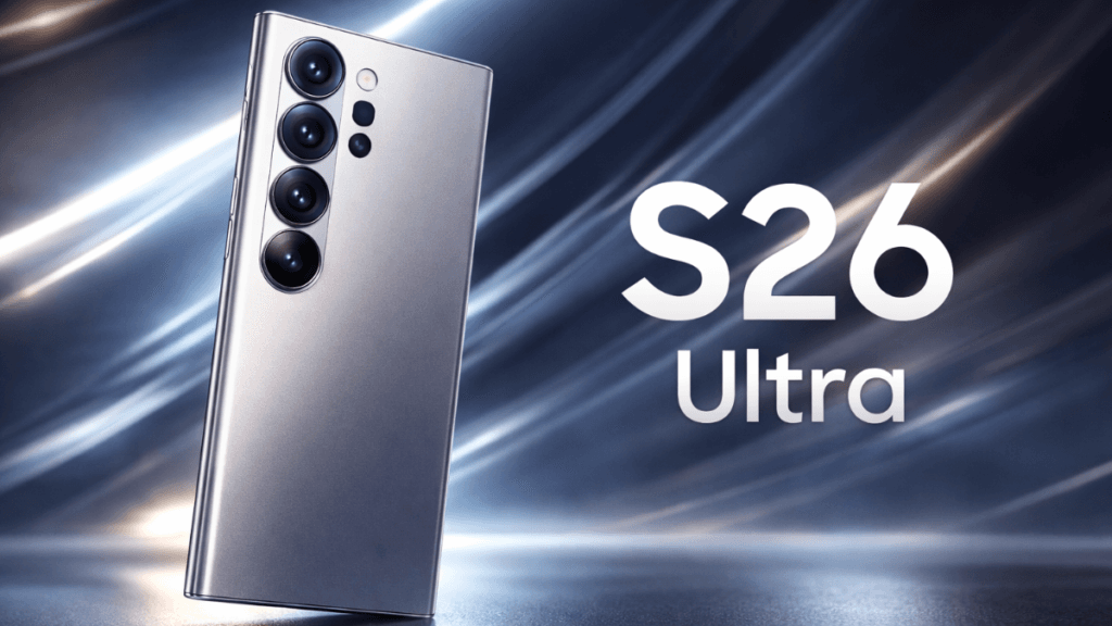 Samsung Galaxy S26 Ultra 2026 with AI camera and sleek design