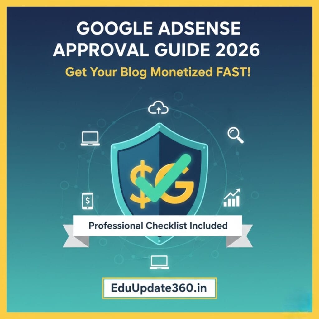 Google AdSense Approval Guide 2026 for EduUpdate360.in