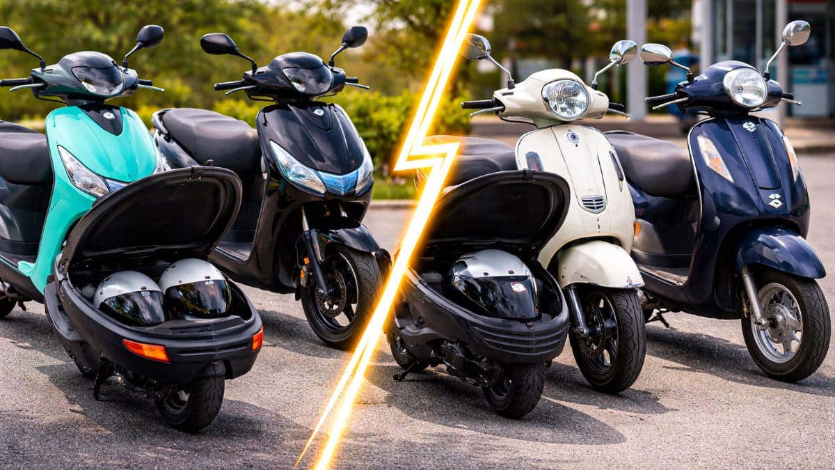 Electric Scooters With Biggest Storage scooter boot space image
