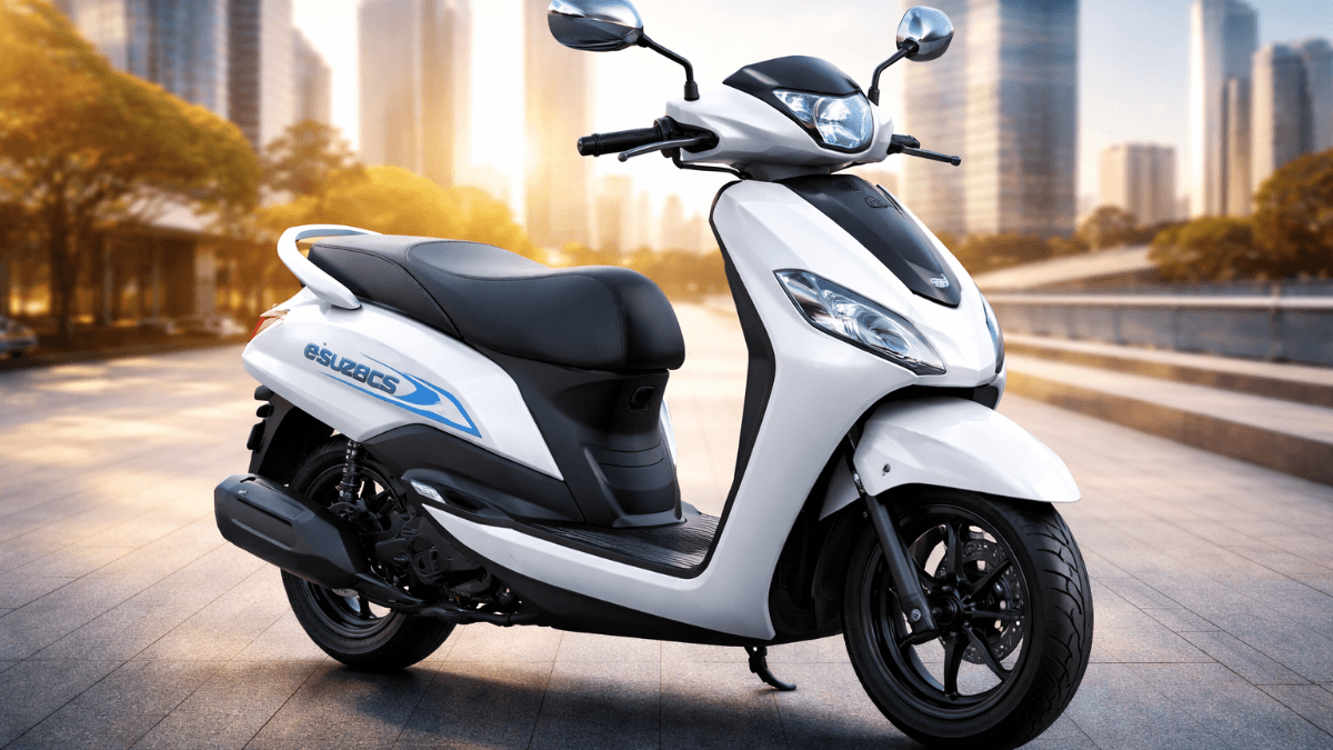Suzuki e-Access electric scooter modern design
