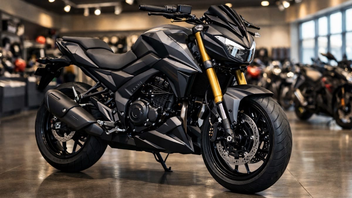 Bajaj Pulsar NS400 bike showroom image India
